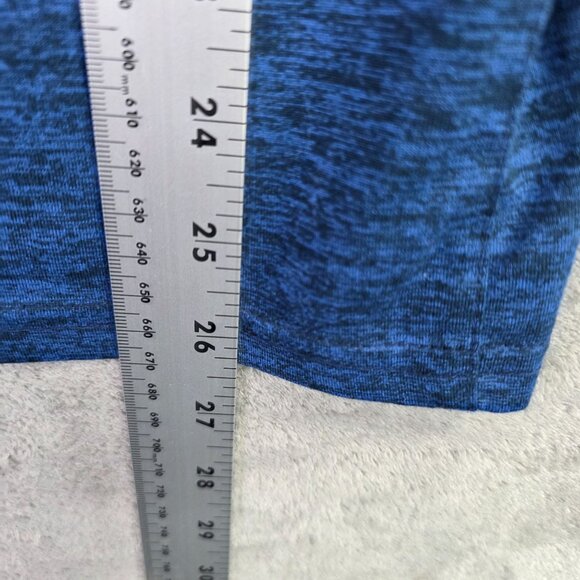 Mens Heather Blue The Nike Tee Shirt Dri Fit Short Sleeve 100% Polyester Size S - Picture 6 of 7